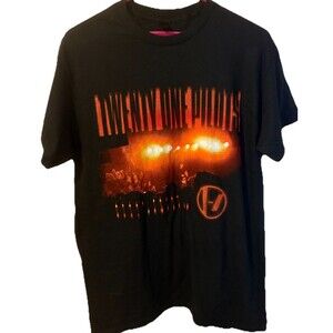 Twenty One Pilots Start Fresh Next Semester T-Shirt M Black Graphic Band Music